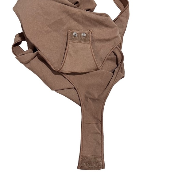 Skims Fits Everybody Square Neck Thong Bodysuit Sienna Size 2X 3X Shapewear - Picture 6 of 9